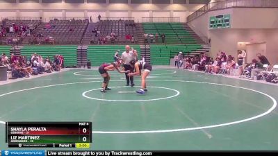 135 lbs Semis & 1st Wb (8 Team) - Shayla Peralta, Osborne vs Liz Martinez, Greenbrier