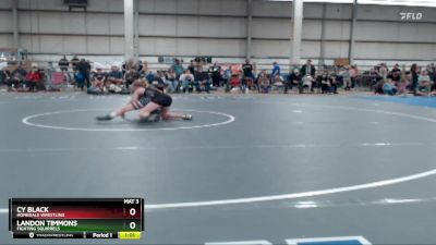 87 lbs Quarterfinal - Landon Timmons, Fighting Squirrels vs Cy Black, Homedale Wrestling