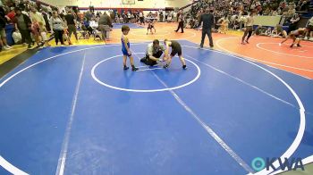 60 lbs Consi Of 8 #1 - Kohen Martin, Claremore Wrestling Club vs James Staten, Jr, Dark Cloud Wrestling Club