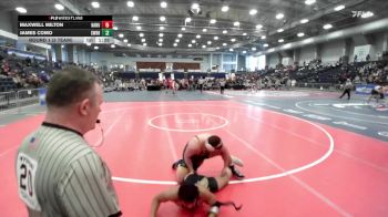 215 lbs Round 1 (3 Team) - James Como, Shoreham Wading River HS vs Maxwell Milton, Nanuet
