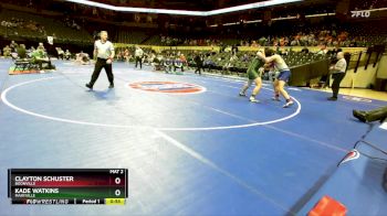 215 Class 2 lbs Cons. Round 2 - Clayton Schuster, Boonville vs Kade Watkins, Maryville