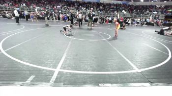 60 lbs Quarterfinal - Holden Shoemaker, Roxana vs Liam Wickliffe, Olathe Raptors WC