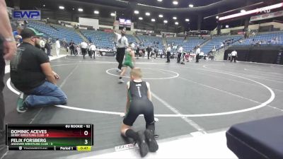 52 lbs 5th Place Match - Dominic Aceves, Derby Wrestling Club vs Felix Forsberg, Andover Wrestling Club