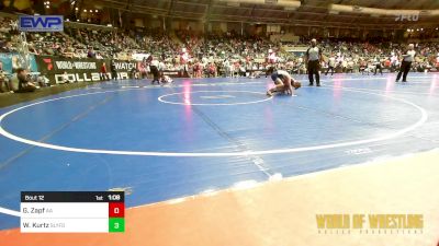 80 lbs Round Of 32 - Gionni Zapf, Alber Athletics vs Willie Kurtz, SlyFox Wrestling Academy