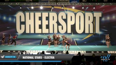 National Stars - Electra [2021 L4 Junior - D2 Day 1] 2021 CHEERSPORT: Charlotte Grand Championship