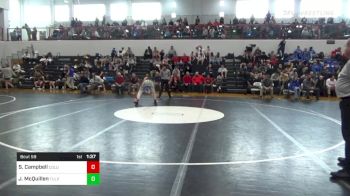 138 lbs Quarterfinal - Stoudamire Campbell, Columbia vs Jonathon McQuillen, Tulpehocken