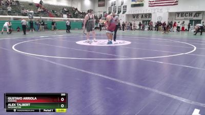 285 lbs Round 1 - Gustavo Arriola, Kokomo vs Alex Talbert, Washington