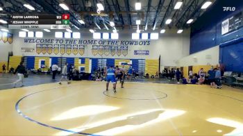 285 Blue Cons. Semi - Jesiah Whipple, South Dade vs Justin Larrosa, Wellington Community Hs