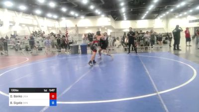 130 lbs Consolation - Dutch Banks, Legacy Wrestling Center vs Brody Sigala, Espana WC
