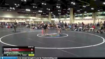 185 lbs Round 4 (10 Team) - Isabella Canada, Beauty And The Creason Iowa vs Kassidee Savaria, Montana