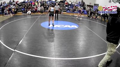 130 lbs Champ. Round 2 - Saphia Davis, Plum Hs vs Michiah Wilkes, Woodland Hills Hs