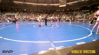 110 lbs Quarterfinal - Anze Williams, Meridian Maniacs Wrestling Club vs Jennings Augustine, Bad Karma