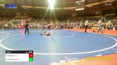 40 lbs Quarterfinal - Ridge Jessop, Pursuit vs Hudson Holderman, Keystone Wrestling Club