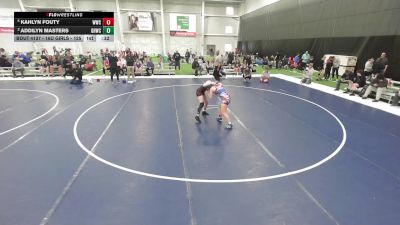 16U Girls - 125 lbs Cons. Round 4 - Kahlyn Fouty, Whiteland Wrestling Club vs Addilyn Masters, Greater Heights Wrestling Club