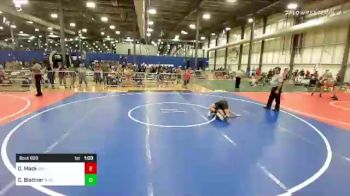 98 lbs Quarterfinal - Dawson Mack, Bolingbrook Jr Raiders vs Chase Blattner, Purler