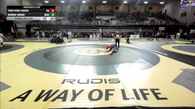 107 lbs Consi Of 8 #2 - Ting-Ting Hsieh, Phillips Exeter Academy vs Seren Gibbs, Mercersburg