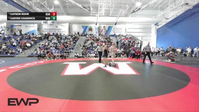 138 lbs Cons. Round 3 - Carter Chadwick, Wichita East vs Cayson Rohr, Dodge City