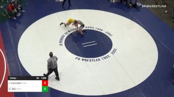 124 lbs Semifinal - Isaac Lacinski, Burrell vs Collin Gaj, Quakertown