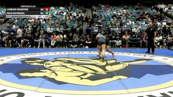 140 lbs Quarterfinal - London McEntire, Corner Canyon vs Silei Batimana, Hillcrest
