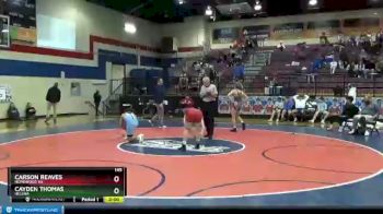 145 lbs Round 1 - Carson Reaves, Homewood HS vs Cayden Thomas, Helena