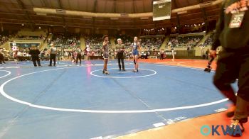 119 lbs Quarterfinal - Maddisyn Woods, Noble Takedown Club vs Jakoby Clifton, Sallisaw JH