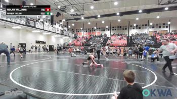 52 lbs Rr Rnd 5 - Nolan Williams, Tahlequah Wrestling Club vs River Tyler, Hulbert