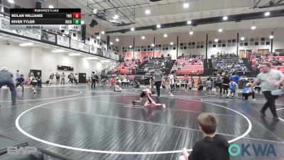 52 lbs Rr Rnd 5 - Nolan Williams, Tahlequah Wrestling Club vs River Tyler, Hulbert