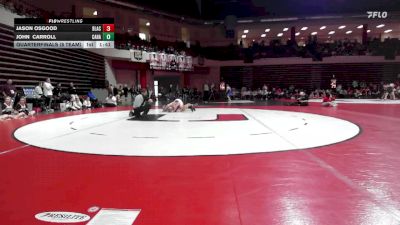 190 lbs Quarterfinals (8 Team) - Jason Osgood, BLACKWELL vs John Carroll, CASCIA HALL