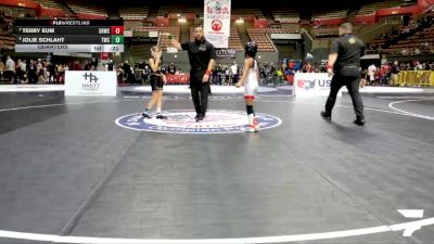 Intermediate Girls - 67 lbs Quarters - Layla Paez, Livingston Wrestling Club vs Abhisri Vatti