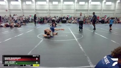 96 lbs Finals (8 Team) - David Baghdady, Revolution Elite vs Sam Dickey, Dayton Bandits