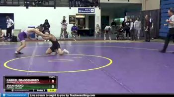 133 lbs Cons. Round 2 - Gabriel Brandenburg, University Of The Ozarks (Arkansas) vs Evan Husko, Cornell College