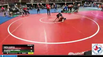 Round 3 - Sofia Garcia, El Paso Supers Wrestling Club vs Guadalupe Larrea, Lil Dons WC