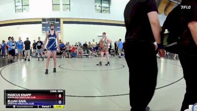 144 lbs Cons. Semi - Marcus Knapp, Whiteland Wrestling Club vs Elijah Gahl, Spartans Wrestling Club