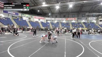 109 lbs Quarterfinal - Emmi Casias, Pikes Peak Warriors vs Averie Brehm, Rapid City Stevens Raiders