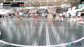92 lbs Semifinal - Ronan Winkle, Raw Wrestling Club vs Kirk Walker, Tulsa Blue T Panthers