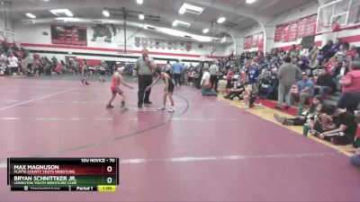 70 lbs Cons. Round 2 - Max Magnuson, Platte County Youth Wrestling vs Bryan Schnittker Jr., Lexington Youth Wrestling Club