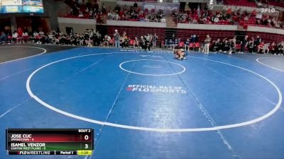 113 lbs Round 1 (8 Team) - Jose Cuc, Springtown vs Isamel Venzor, Canyon West Plains