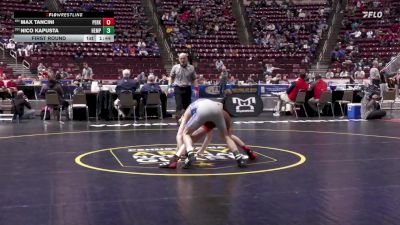 114 lbs First Round - Max Tancini, Perkiomen Valley vs Nico Kapusta, Hempfield Area