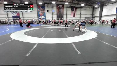 170 lbs Consi Of 16 #1 - Damarcus Powe, AL vs Paolo Ciatto, CT
