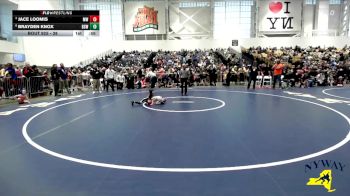 38 lbs Quarterfinal - Jace Loomis, Mexico Wrestling vs Brayden Knox, Ballston Spa Wrestling