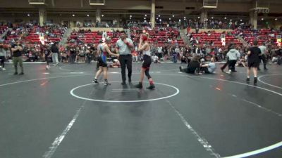 105 lbs Champ. Round 2 - Brody Wood, JC Youth Wrestling vs Landyn Phillips, Maize Wrestling Club