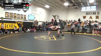 285 lbs Semifinal - Caleb Marr, Riceville vs Alston Loeb, Hudson