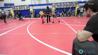 67 lbs Quarterfinal - Ollie Page, Ft. Gibson Takedown Club vs Ellise Dickson, Owasso Takedown Club