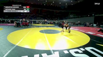 6A Boys 106 lbs Cons. Round 3 - Sebastian Brooks, McDaniel Boys vs Anthony Diaz, Oregon City Boys