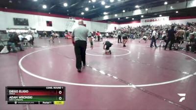 144 lbs Cons. Round 1 - Diego Eligio, Ayala vs Adam Wronski, San Clemente