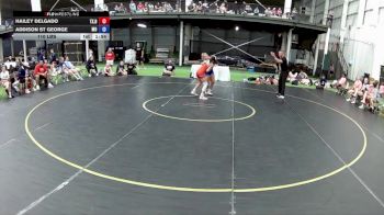 110 lbs Hailey Delgado, Texas Blue vs Addison St George, Missouri