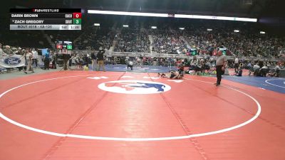 4A-120 lbs Champ. Round 1 - Darin Brown, Campbell County vs Zach Gregory, South