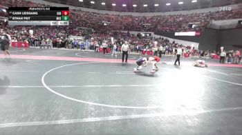 115 lbs Cons. Round 2 - Ethan Feit, Mosinee vs Cash Leisgang, Seymour Area Wrestling Club