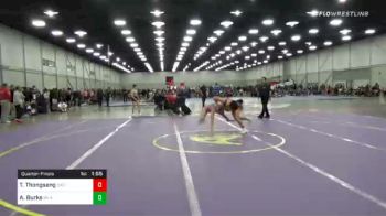 132 lbs Quarterfinal - Thomas Thongseng, Cali Warriors vs Anakin Burks, 84 Athletes