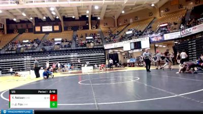 125 lbs Champ. Round 2 - Jacob Fox, Nebraska-Kearney vs Yusef Nelson, Chadron State